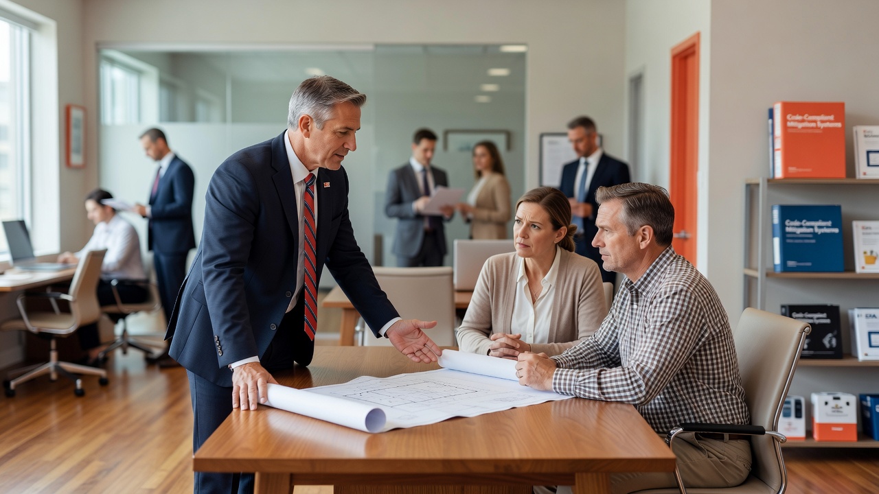 real estate office professional environment