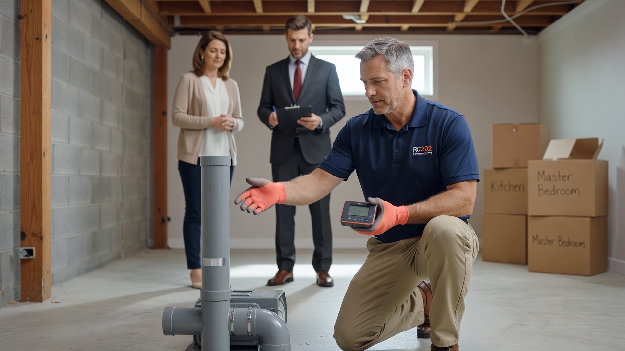 radon testing equipment commercial building inspection