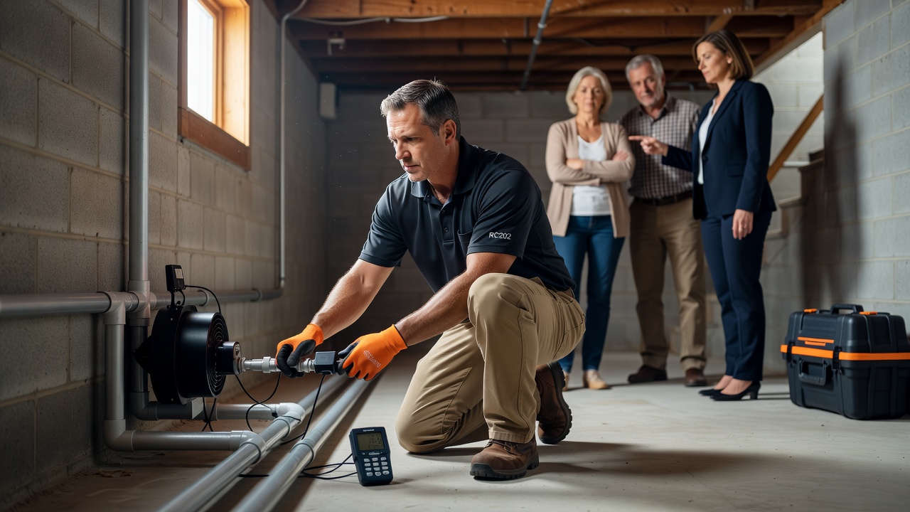 Ohio home radon mitigation professional licensed