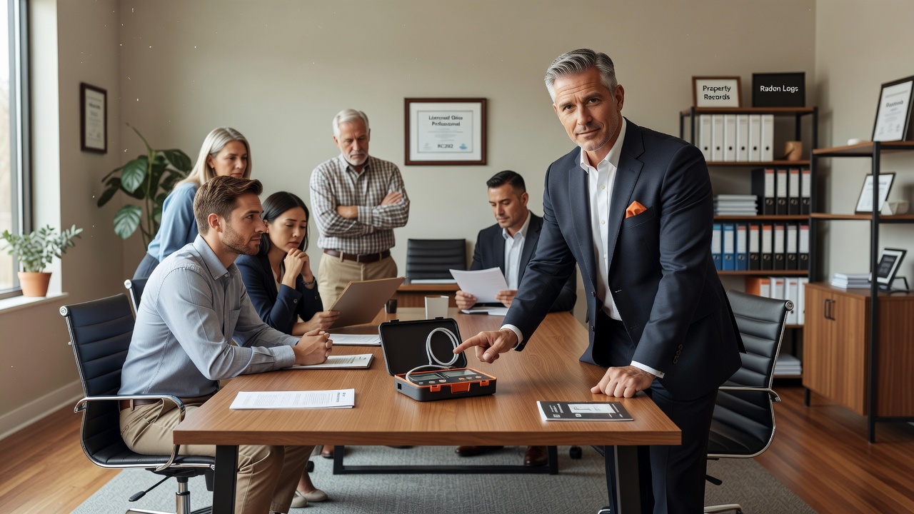 real estate office professional environment