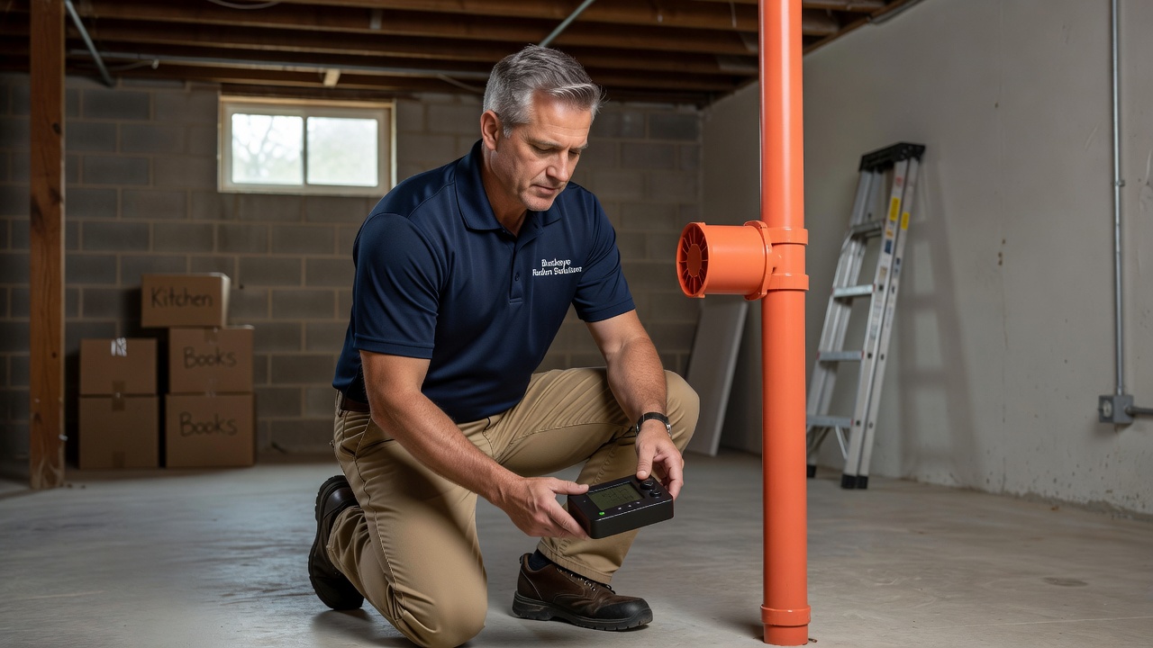 continuous radon monitor professional inspection