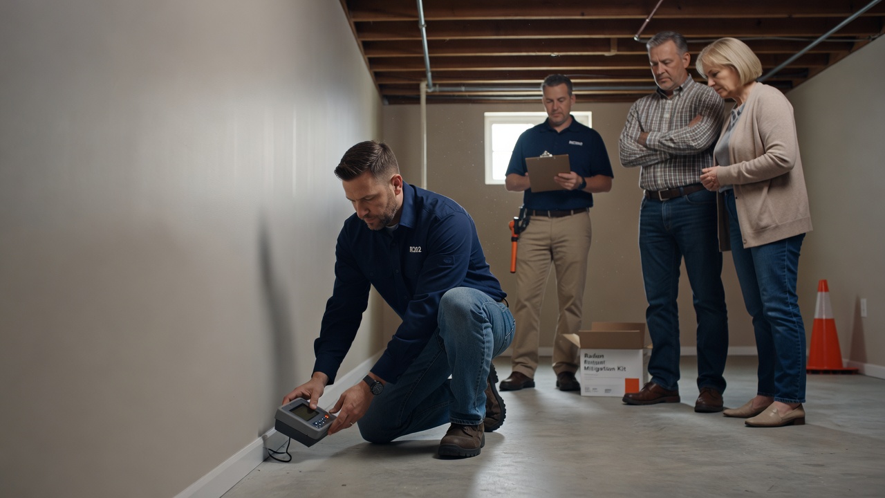 continuous radon monitor real estate inspection