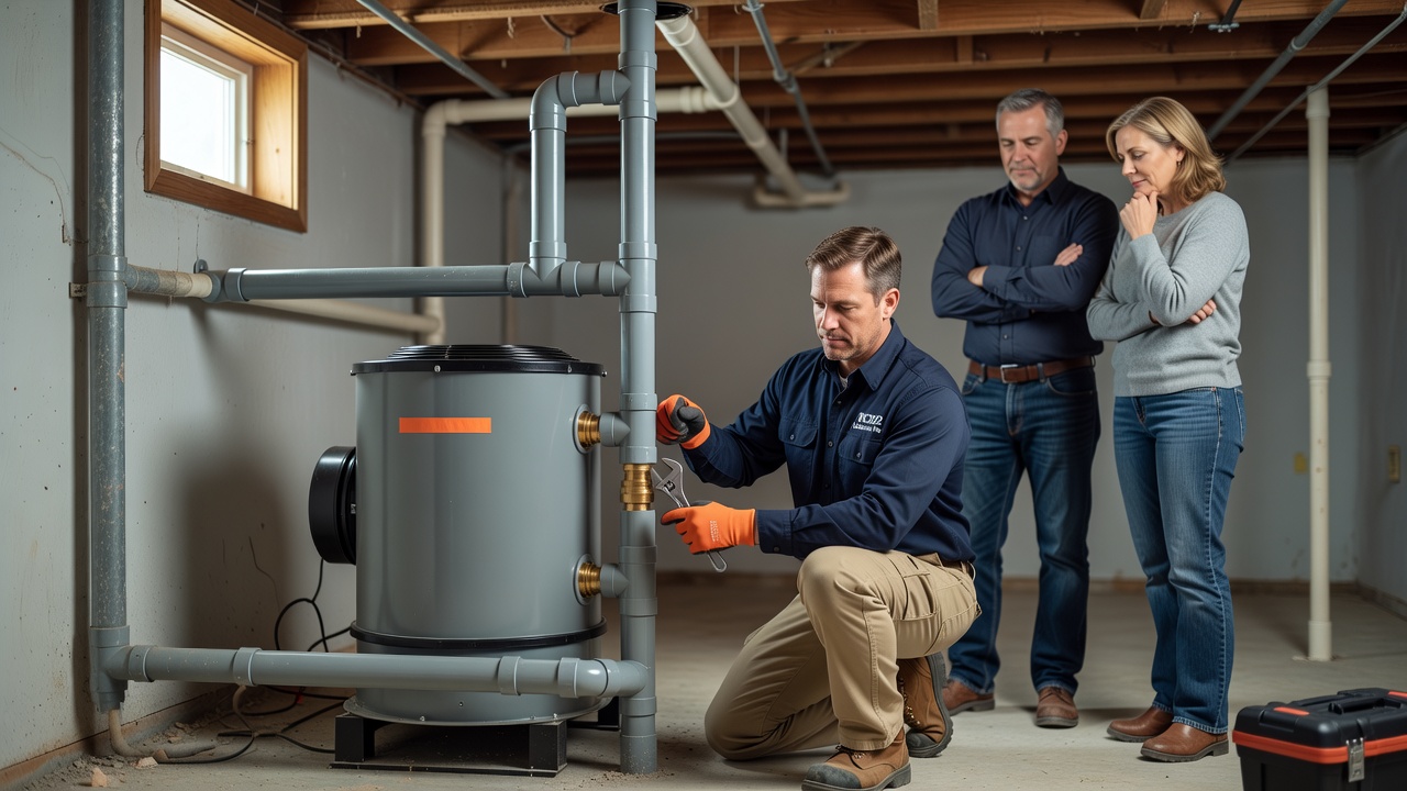 radon mitigation system installation Ohio home