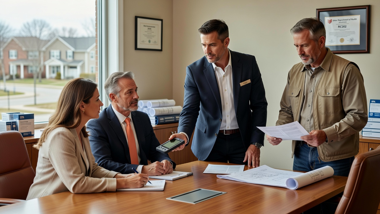 real estate office professional environment