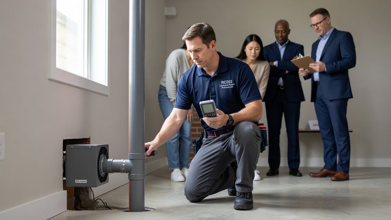 licensed radon professional Ohio home inspection