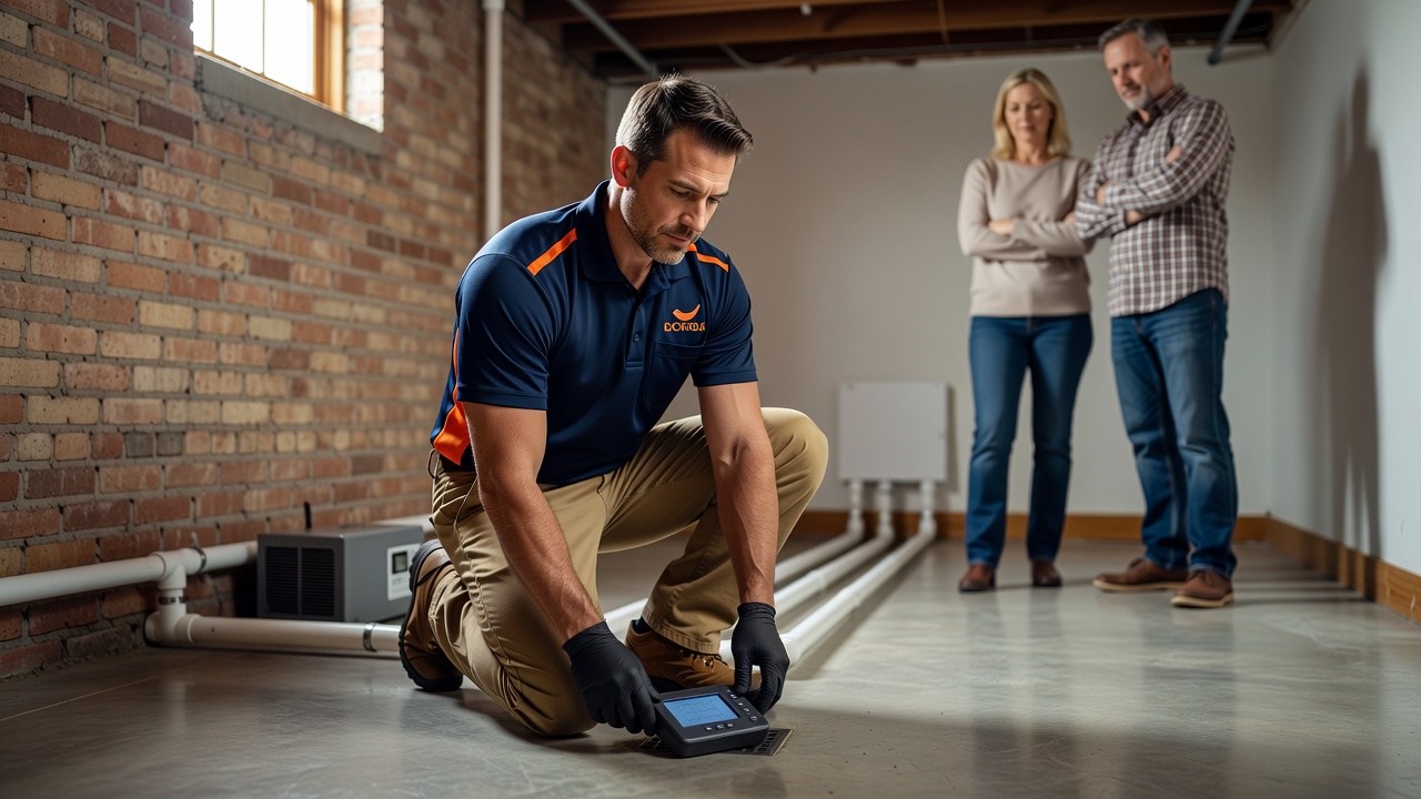 continuous radon monitor professional inspection