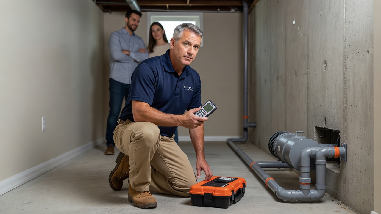 Ohio licensed radon professional house inspection