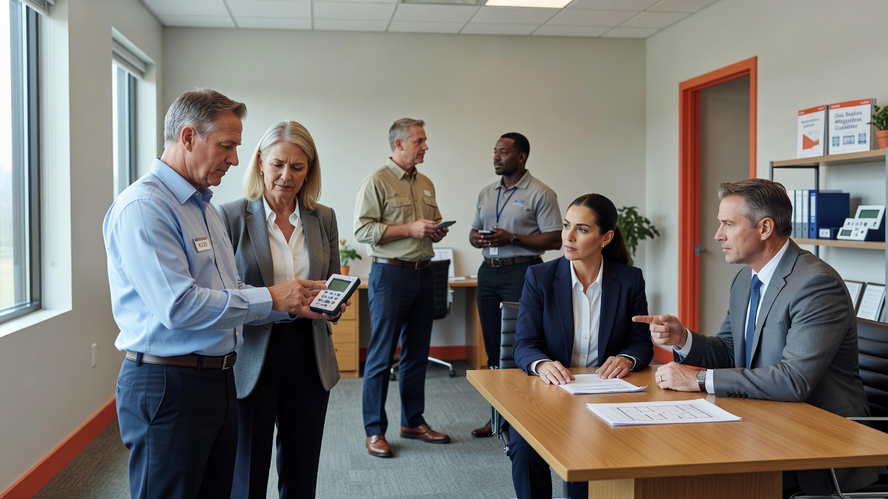 real estate office professional environment