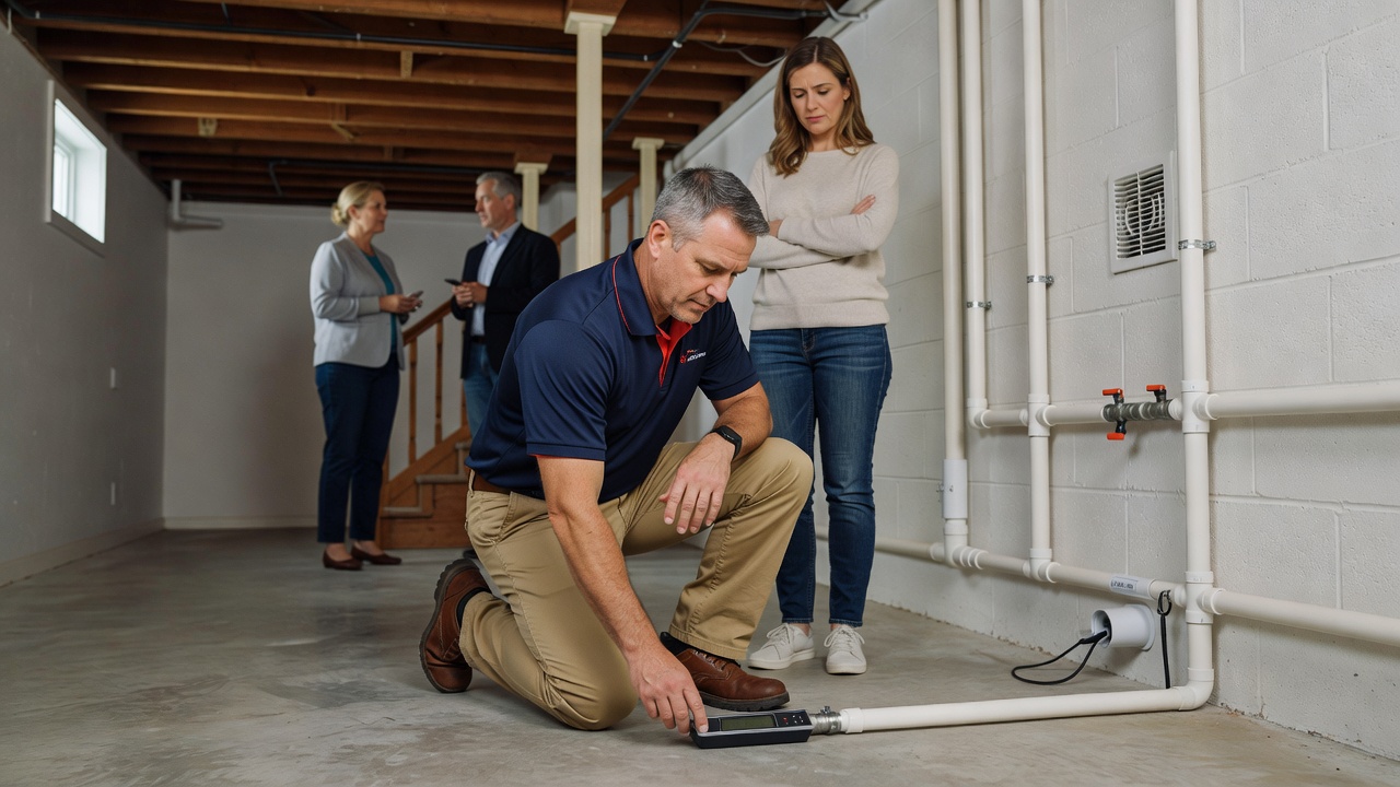 continuous radon monitor professional inspection Ohio