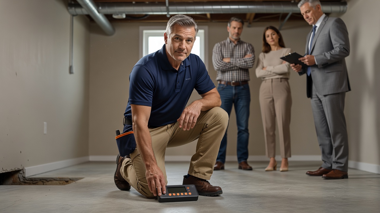 continuous radon monitor professional inspection