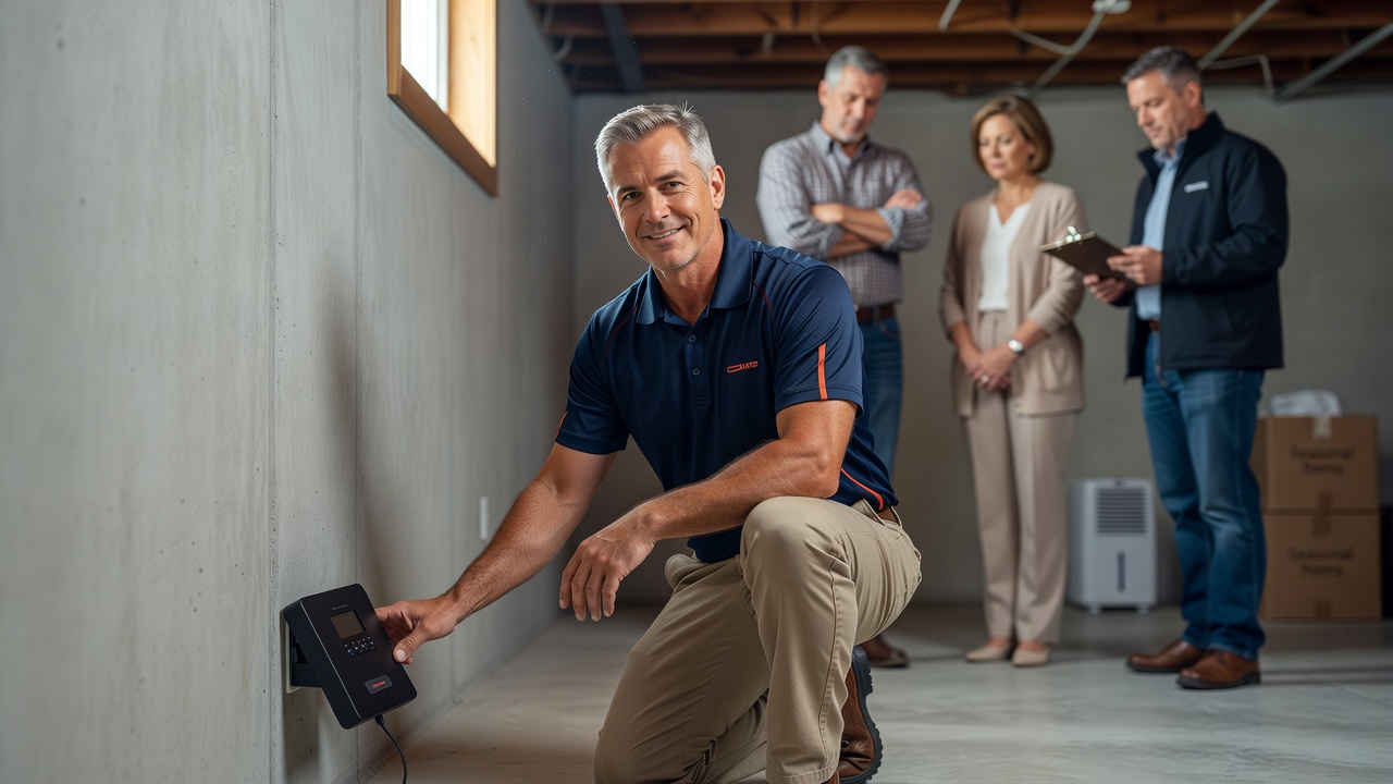 continuous radon monitor device basement testing