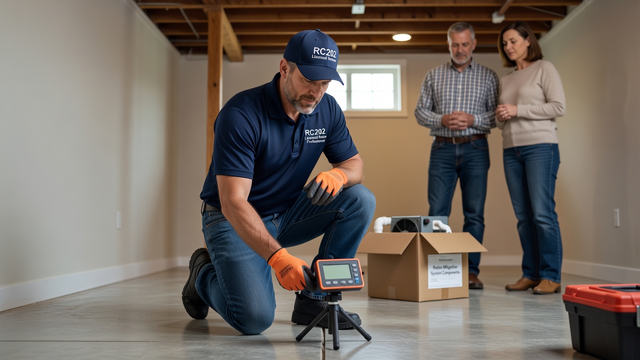 continuous radon monitor device home inspection