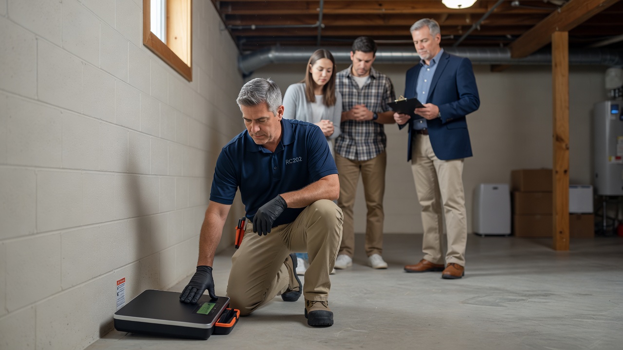 continuous radon monitor professional placement
