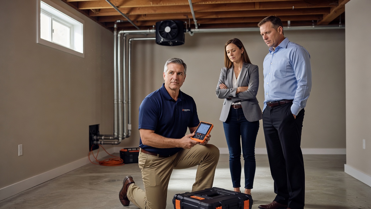 commercial property manager radon inspection Westerville Ohio