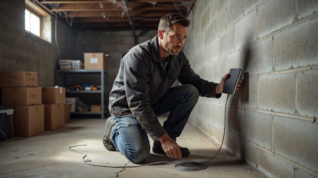 continuous radon monitor device basement testing